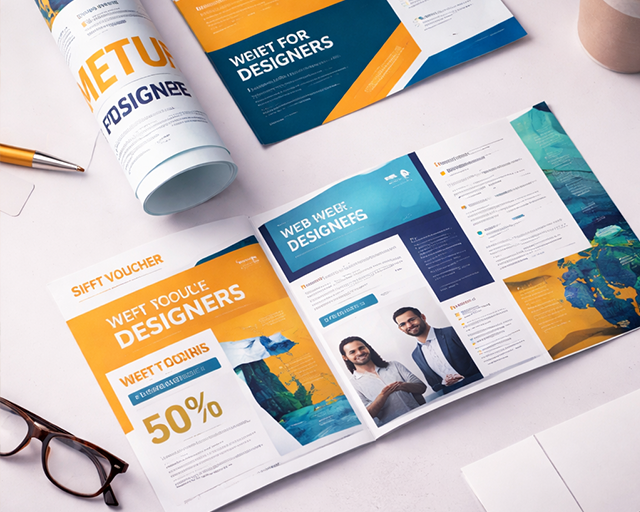 banners and brochures