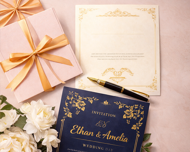 nvitations & certificates