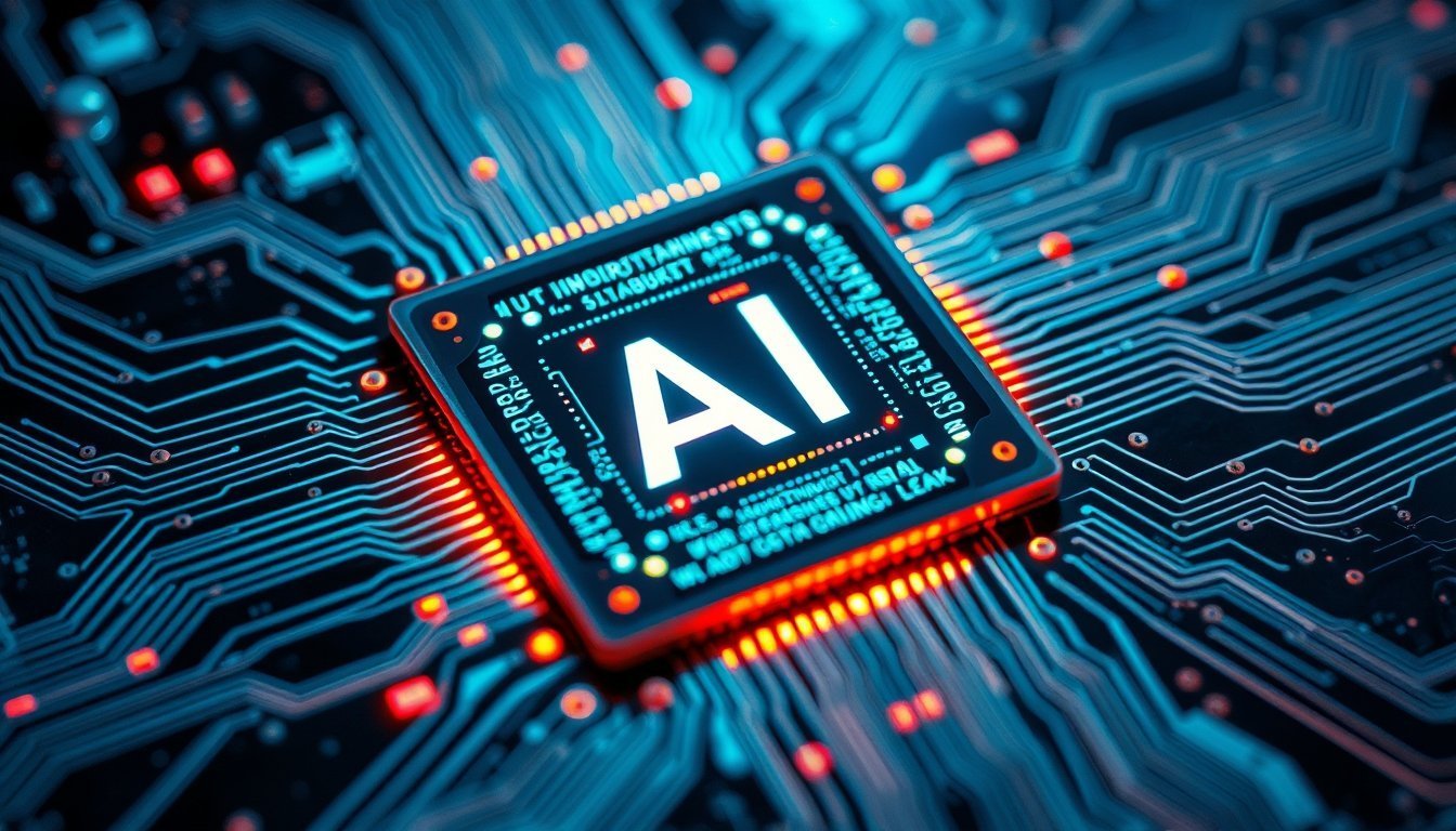 AI Chip with Radiating Data Lines