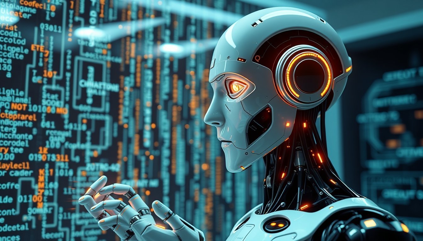 Dense AI Neural Nodes Cluster Visualization