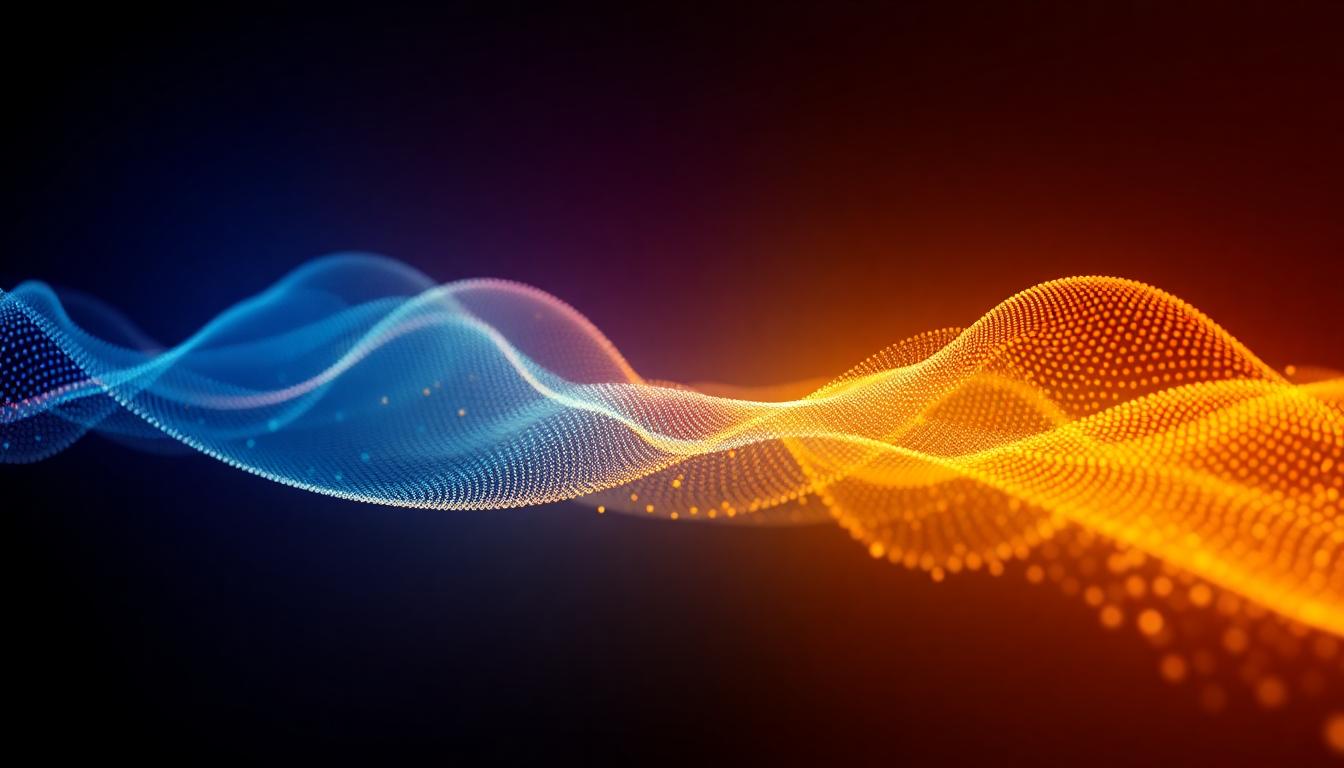 blue-orange-neon-wave-particle-tech-background