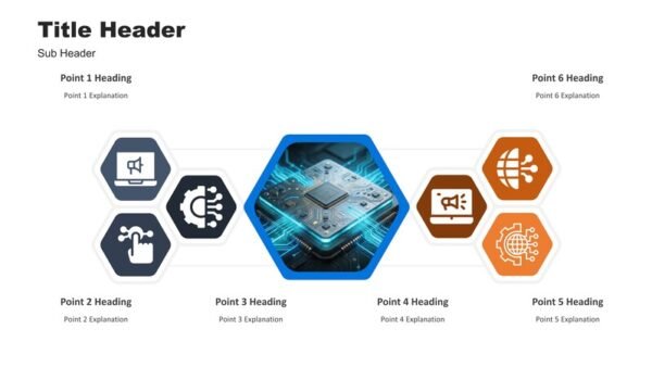 Tech Process PowerPoint Template Editable Slides Presentation