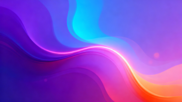 Colorful gradient wave background design abstract flowing motion vibrant lights