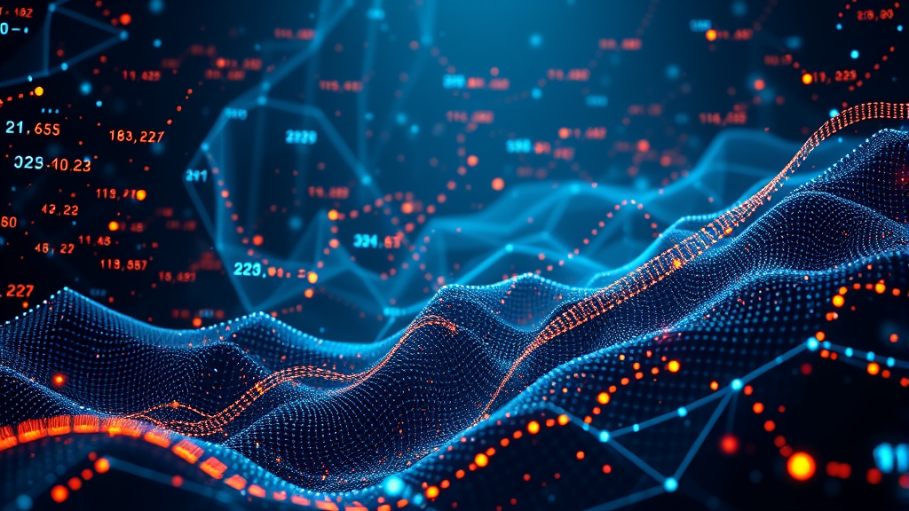 digital data wave graph