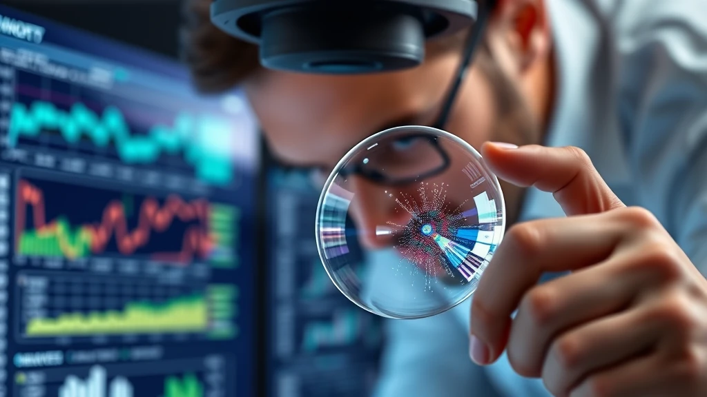 Data analysis science lab with scientist and graphs