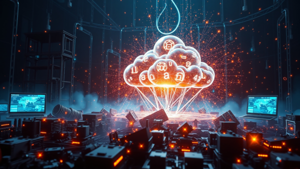 Digital Cloud Network Data Transfer