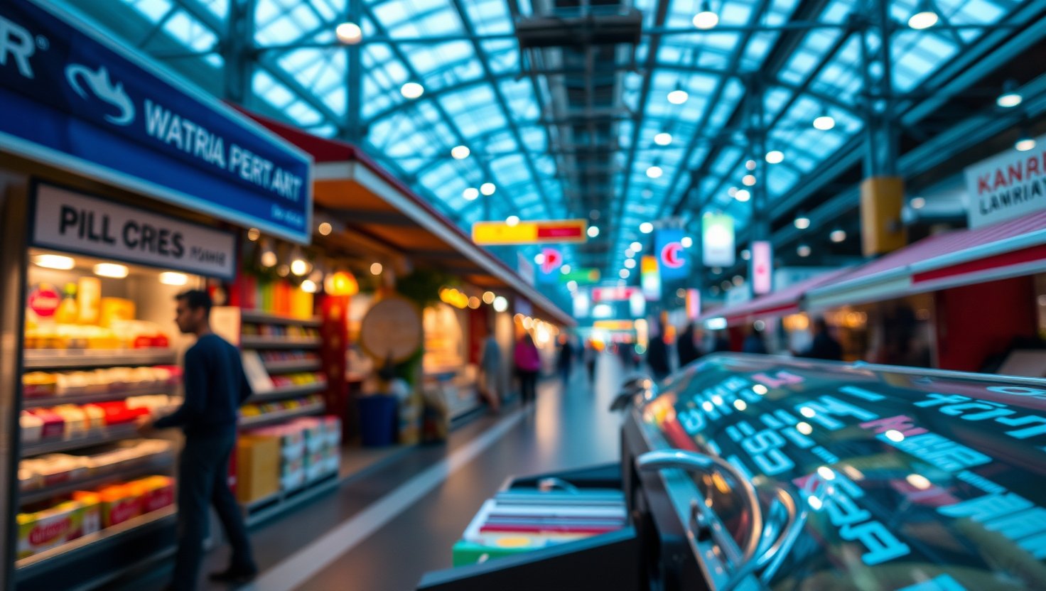 Modern Indoor Marketplace