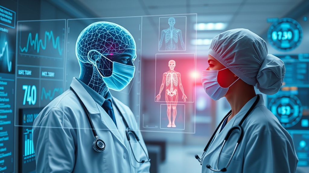 doctors analyzing medical data