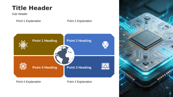 Infographic Template Technology Circuit Board Design