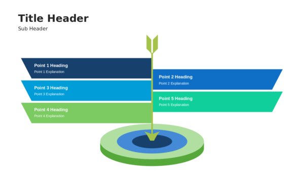 Target Goal PowerPoint Template Editable Slides Presentation