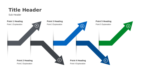 Flow chart PowerPoint template with editable slides for presentations