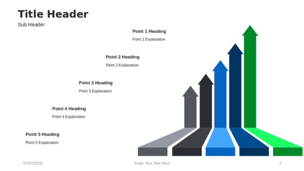 Infographic Bar Chart Template for Data Visualization
