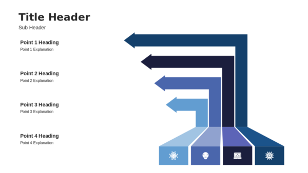 Infographic Flowchart Template for PowerPoint Presentation