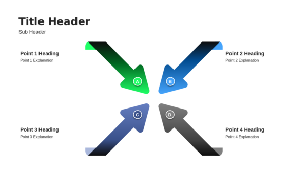 Infographic Arrow Flowchart Template Design