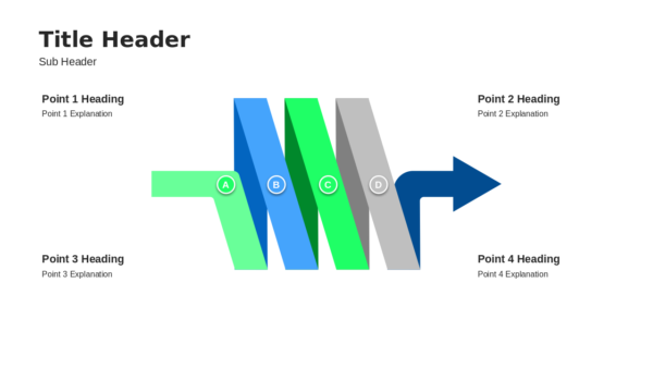 Infographic Flowchart Template for PowerPoint Presentation