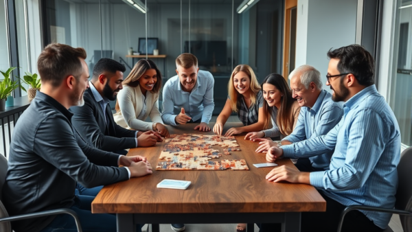 Team Building Puzzle Activity For Collaboration
