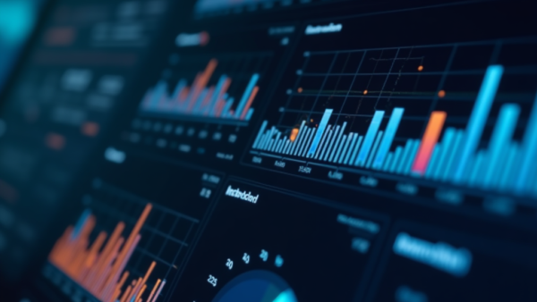 Data charts dashboard technology abstract digital information graphs