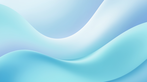 Soft Blue Wave Background Abstract Fluid Smooth Gentle Flowing Shapes