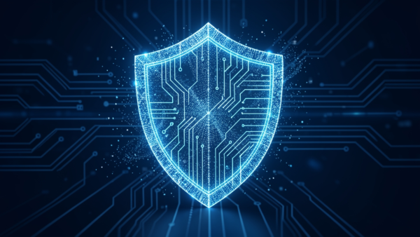 Digital Shield Security Protection Technology Network Data Concept