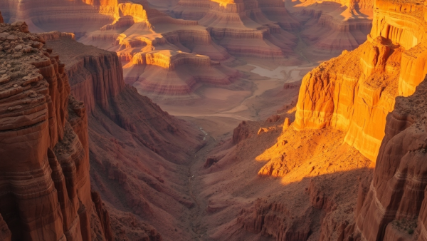 Grand Canyon landscape sunset light natural beauty vastness