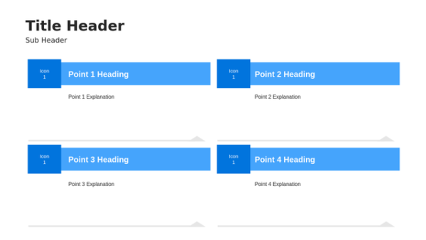 Four Step Infographic PPT – Analysis and Discovery Template – Process Guide