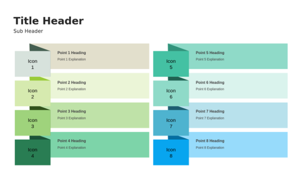 Eight Step Infographic PPT – Change Management Template – Concept Framework