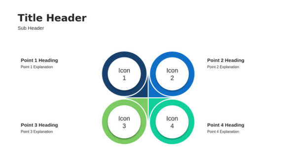 Four Step Infographic PPT – Circle Diagram Template – Complete Guide